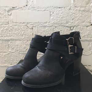 Black ankle boots